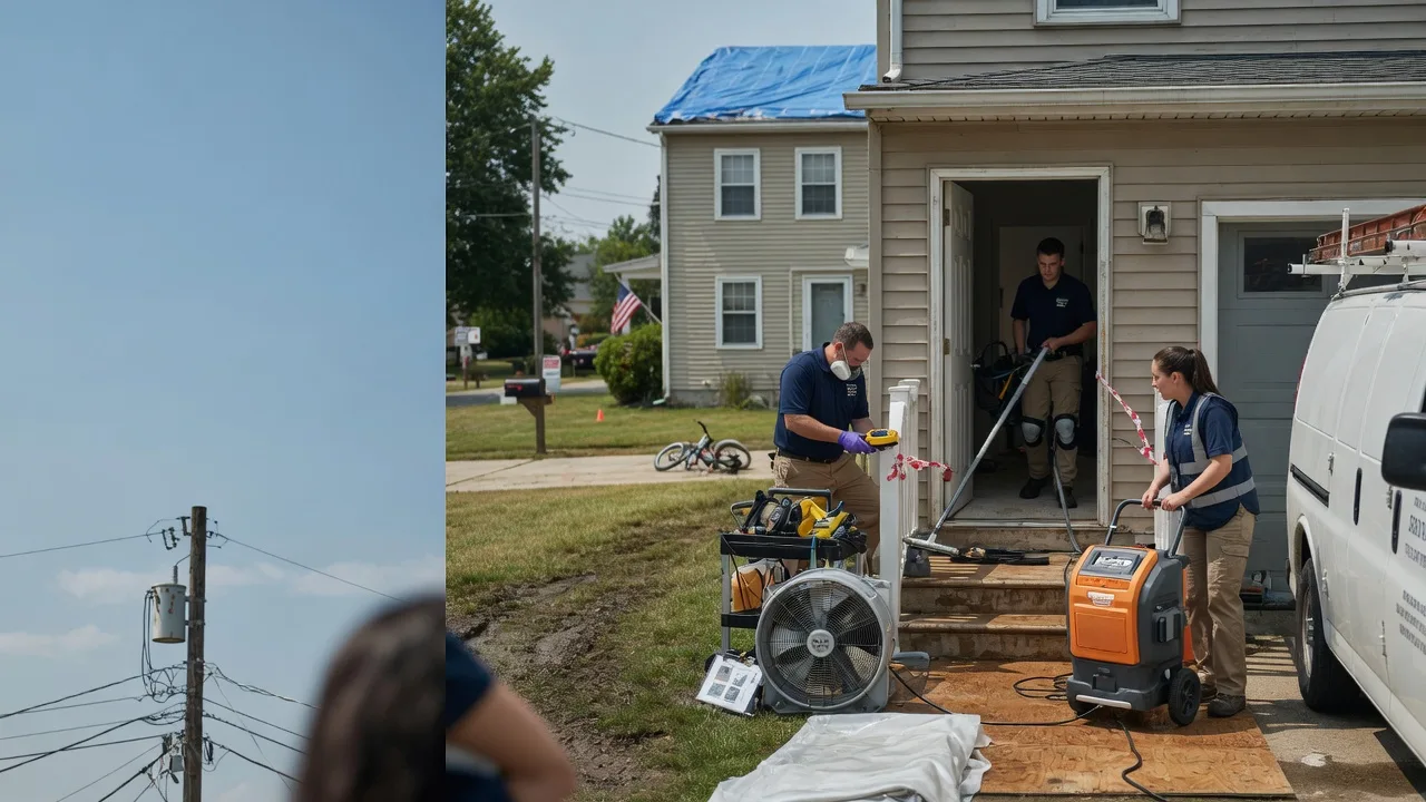 Water Damage Repair in Harveysburg, OH near me